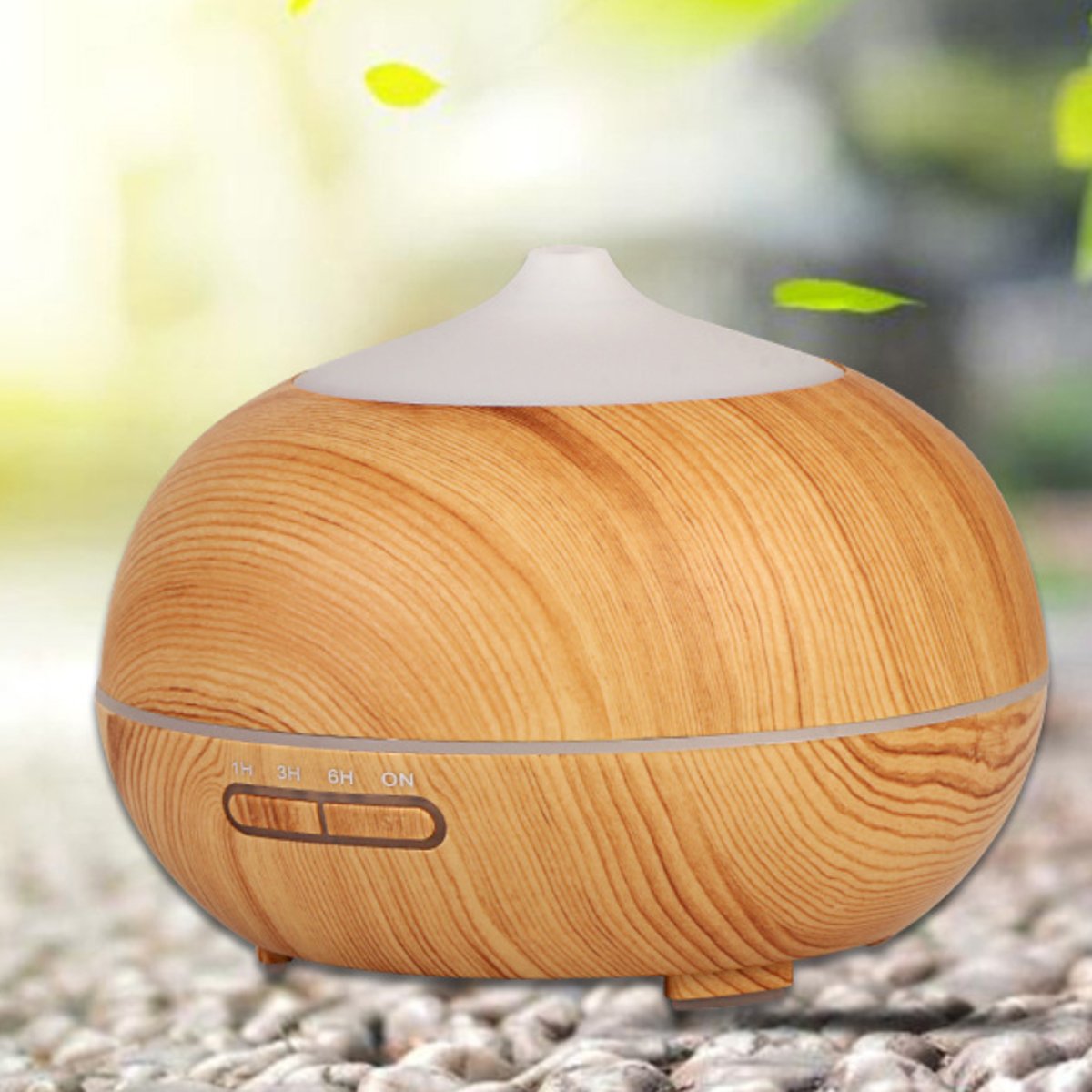 Wood-Grain Essential Oil Diffuser