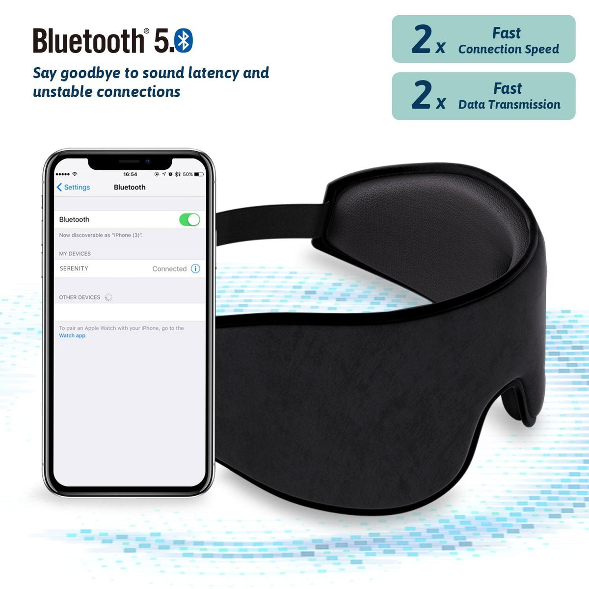 Bluetooth Sleep Mask Headphones