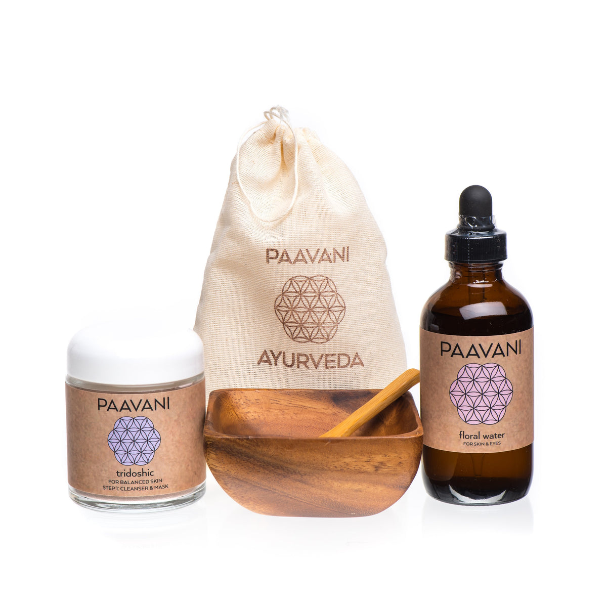 Ayurvedic cleanser and mask ritual kit