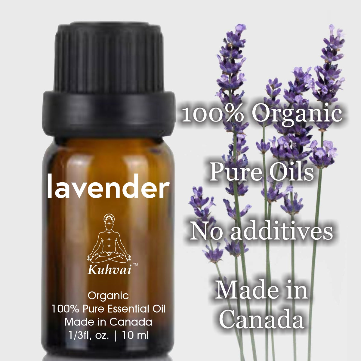 Kuhvai Organic Lavender Essential oil - Made in Canada