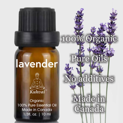 Kuhvai Organic Lavender Essential oil - Made in Canada