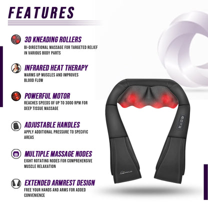 Neck & Shoulder Massager with Heat