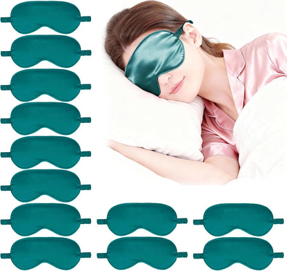 Satin sleep masks, 12-pack