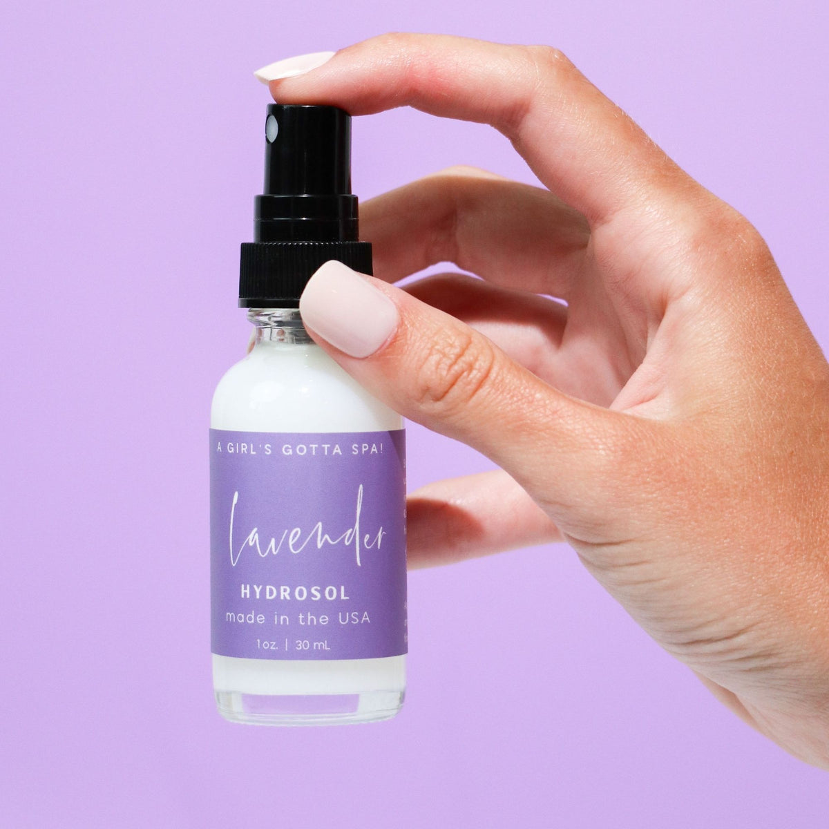 Lavender pillow and linen mist bottle