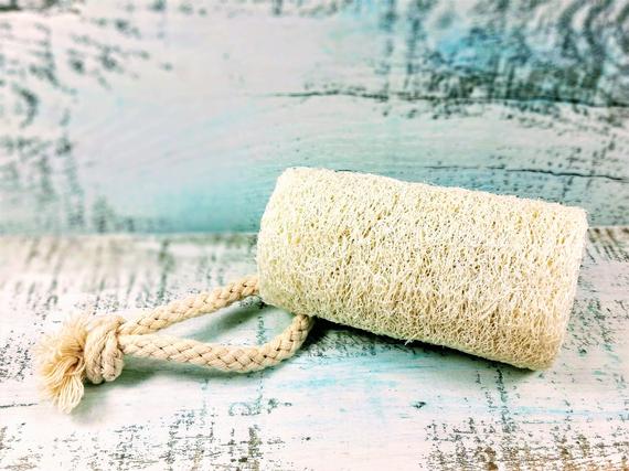 Organic Natural 4" Loofah, loofa, luffa, vegan Scrub Brush