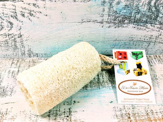 Organic Natural 4" Loofah, loofa, luffa, vegan Scrub Brush