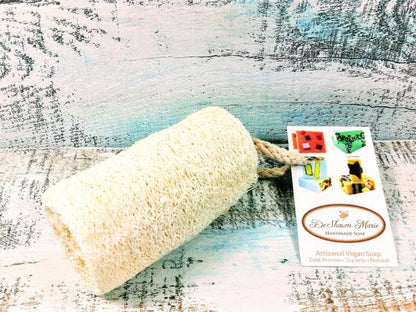 Organic Natural 4" Loofah, loofa, luffa, vegan Scrub Brush