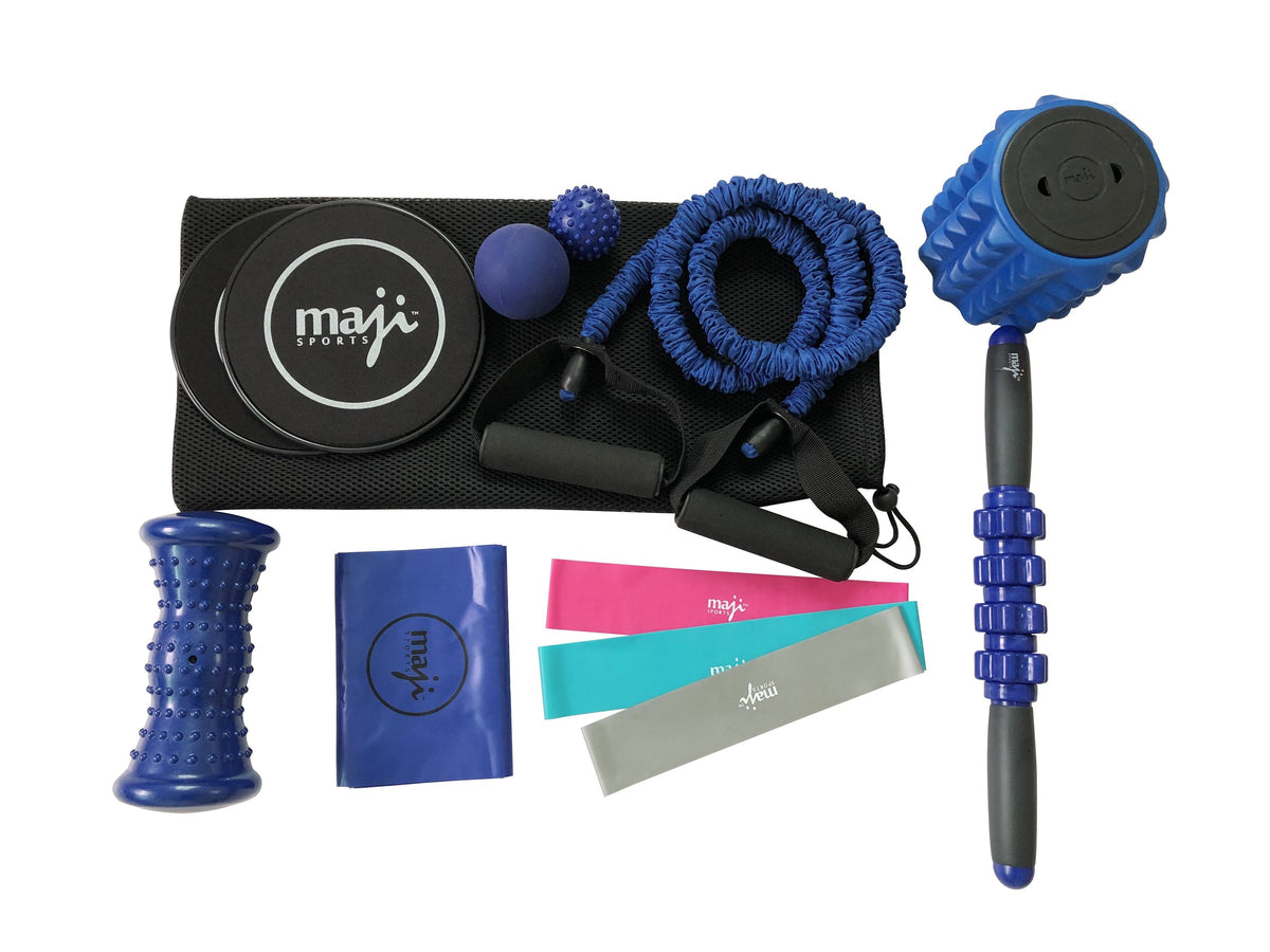 Fitness recovery bundle with resistance loop bands
